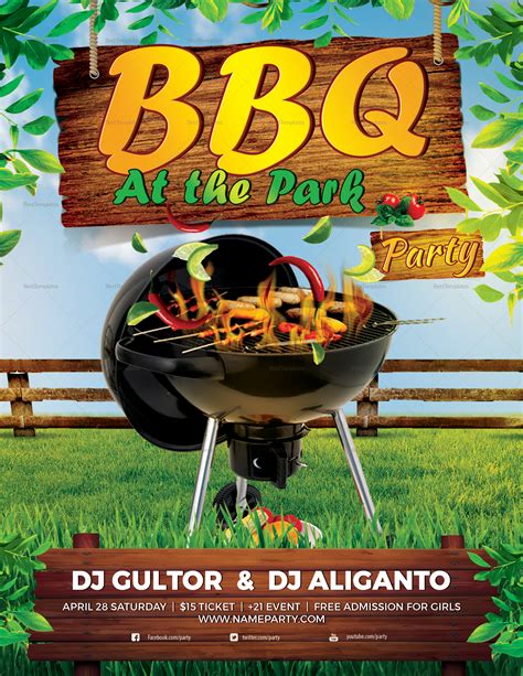 bbq template free|free bbq flyer template word.